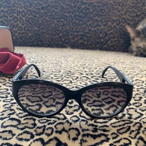 Black and silver vintage sunglasses